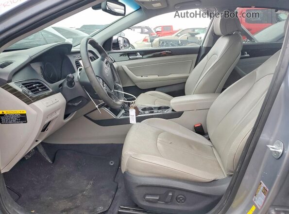 5NPE34AF0GH318138 2016 HYUNDAI SONATA Silver Vista interior delantera