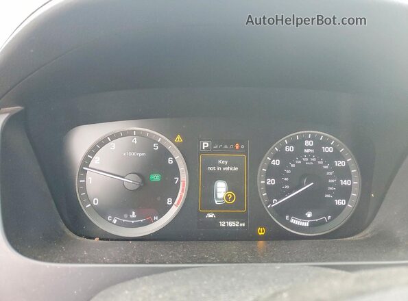 5NPE34AF0GH318138 2016 HYUNDAI SONATA Silver Vista del cuadro de instrumentos