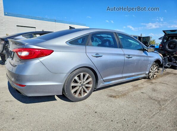 5NPE34AF0GH351754 2016 HYUNDAI SONATA Gray Задня права чверть