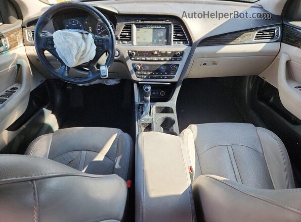 5NPE34AF0GH351754 2016 HYUNDAI SONATA Gray Вид панелі приладів