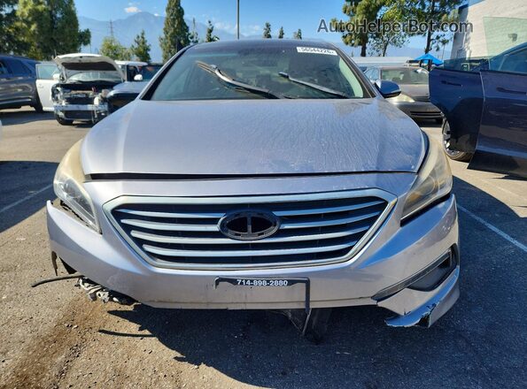 5NPE34AF0GH351754 2016 HYUNDAI SONATA Gray Вид спереду