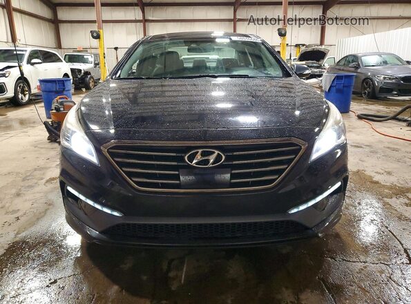 5NPE34AF0GH356971 2016 HYUNDAI SONATA Black Widok z przodu