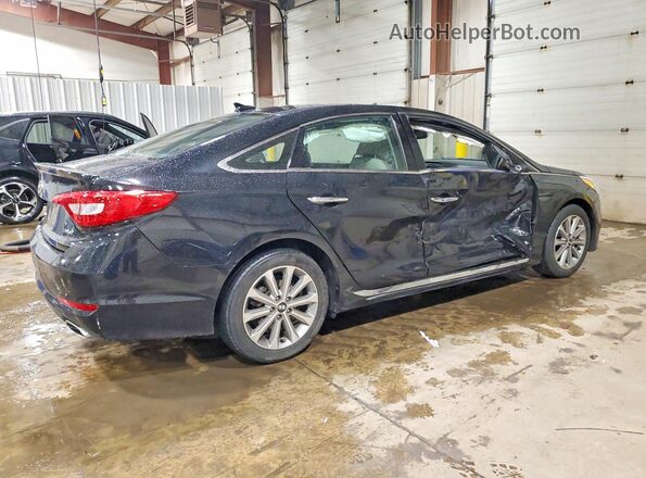 5NPE34AF0GH356971 2016 HYUNDAI SONATA Black Tył prawy