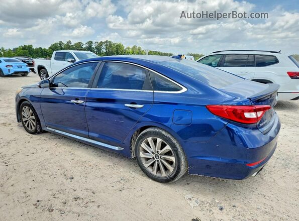 5NPE34AF0GH410205 2016 HYUNDAI SONATA Blue უკანა მარცხენა