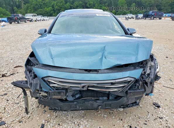 5NPE34AF0GH422662 2016 HYUNDAI SONATA Blue Widok z przodu