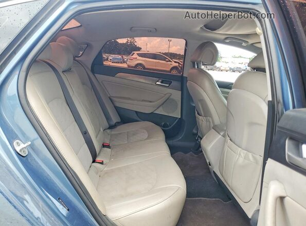 5NPE34AF0GH422662 2016 HYUNDAI SONATA Blue Widok tylnych siedzeń