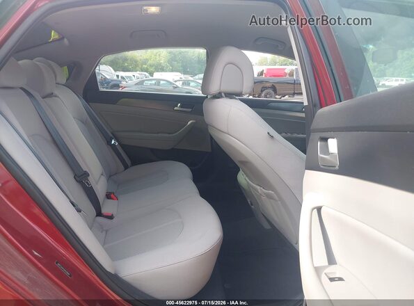 5NPE34AF0GH428901 2016 HYUNDAI SONATA Red Widok naklejki z numerem VIN