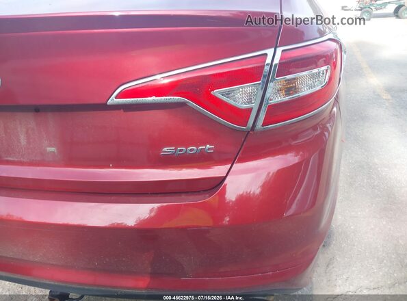 5NPE34AF0GH428901 2016 HYUNDAI SONATA Red Widok z przodu