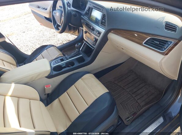 5NPE34AF0GH431314 2016 HYUNDAI SONATA Gray წინა სალონის ხედი