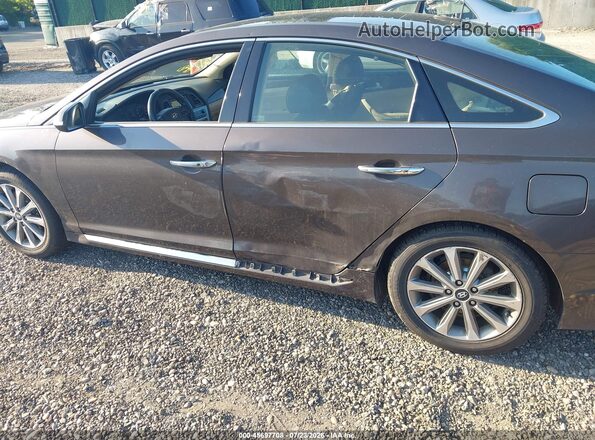 5NPE34AF0GH431314 2016 HYUNDAI SONATA Gray წინა ხედი