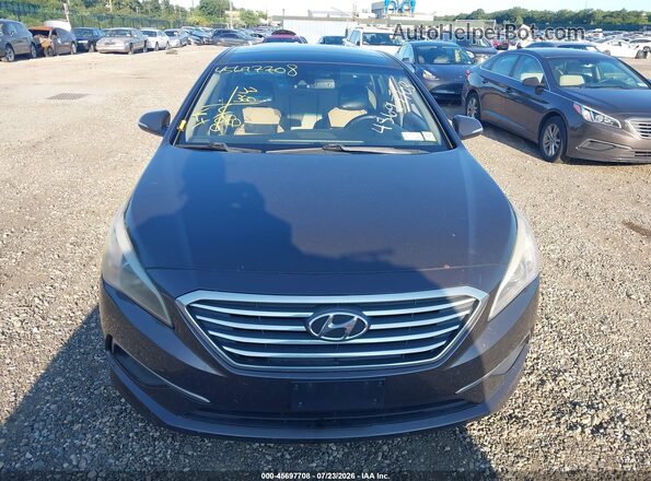 5NPE34AF0GH431314 2016 HYUNDAI SONATA Gray ხელსაწყოთა პანელის ხედი