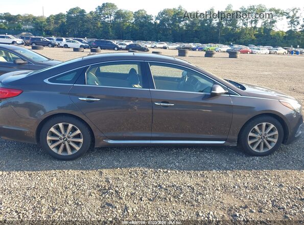 5NPE34AF0GH431314 2016 HYUNDAI SONATA Gray უკანა სალონის ხედი