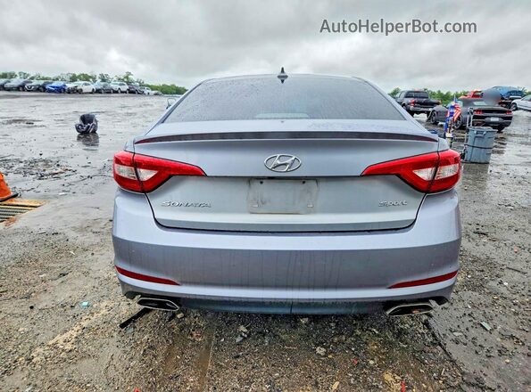 5NPE34AF0HH507938 2017 HYUNDAI SONATA Blue Vista trasera