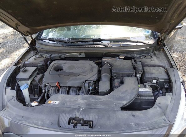 5NPE34AF0HH510838 2017 HYUNDAI SONATA Brown Вид ззаду