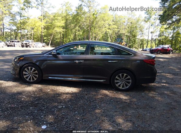 5NPE34AF0HH510838 2017 HYUNDAI SONATA Brown Панорамний вид салону 360°