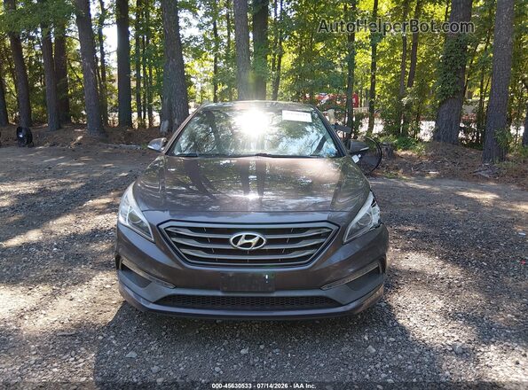 5NPE34AF0HH510838 2017 HYUNDAI SONATA Brown Вид щитка приладів