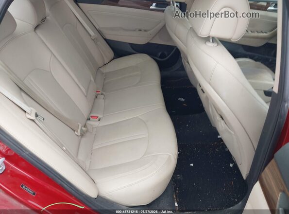 5NPE34AF0HH546514 2017 HYUNDAI SONATA Red Widok naklejki z numerem VIN