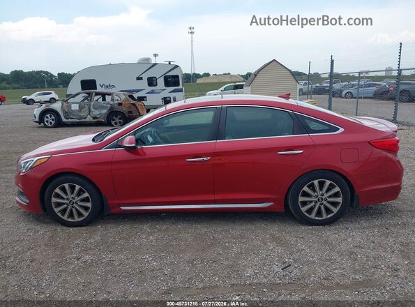 5NPE34AF0HH546514 2017 HYUNDAI SONATA Red Widok wnętrza 360 stopni