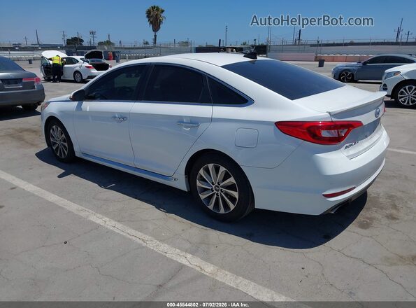 5NPE34AF0HH575527 2017 HYUNDAI SONATA White Trasero izquierdo