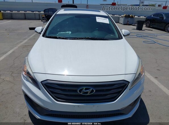 5NPE34AF0HH575527 2017 HYUNDAI SONATA White Vista del cuadro de instrumentos