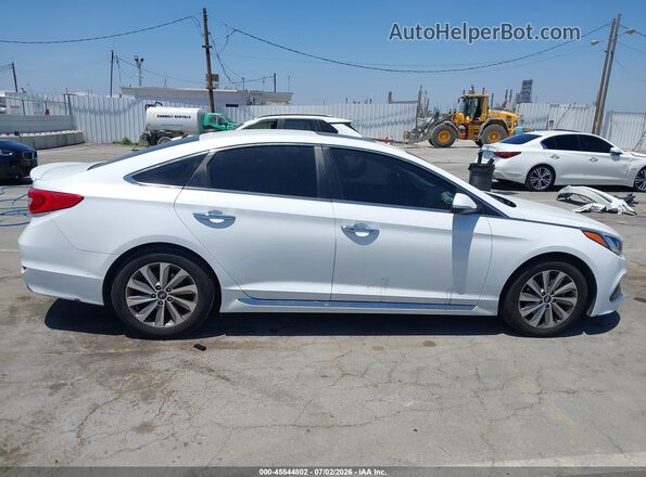 5NPE34AF0HH575527 2017 HYUNDAI SONATA White Vista interior trasera