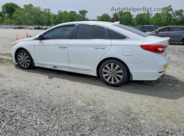5NPE34AF0HH578945 2017 HYUNDAI SONATA White Rear left