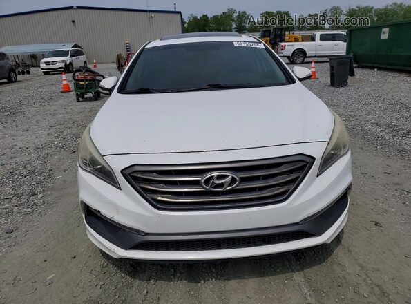 5NPE34AF0HH578945 2017 HYUNDAI SONATA White Front view