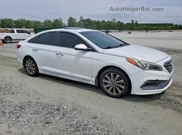 5NPE34AF0HH578945 2017 HYUNDAI SONATA White Front right
