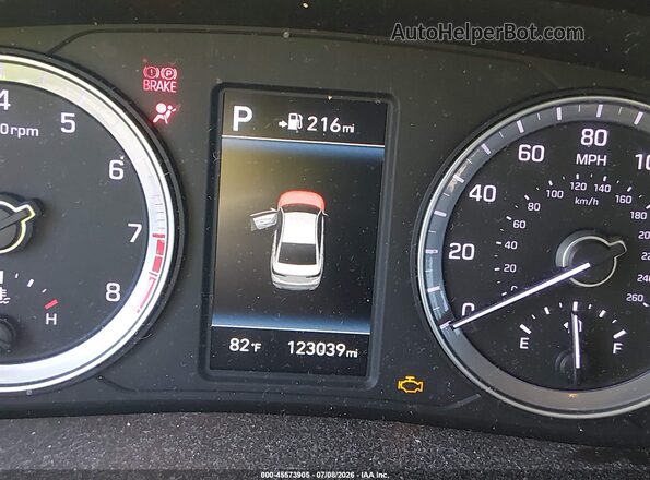5NPE34AF0JH597257 2018 HYUNDAI SONATA Blue 