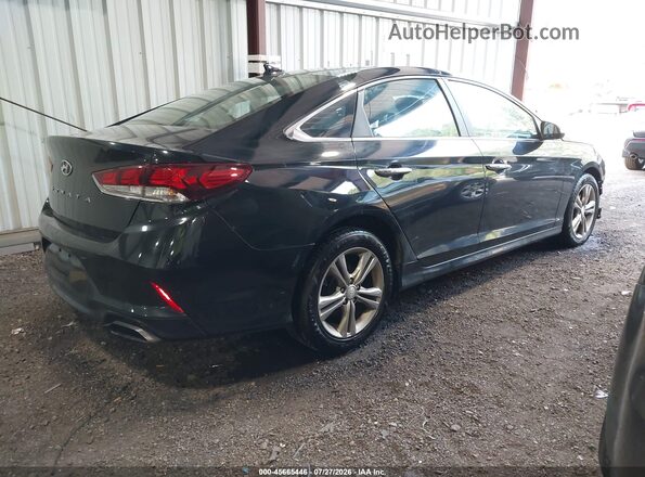 5NPE34AF0JH619337 2018 HYUNDAI SONATA Black Tył prawy