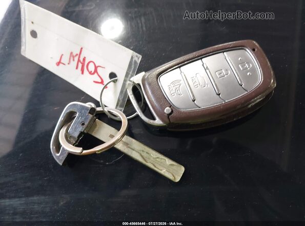 5NPE34AF0JH619337 2018 HYUNDAI SONATA Black Widok deski rozdzielczej
