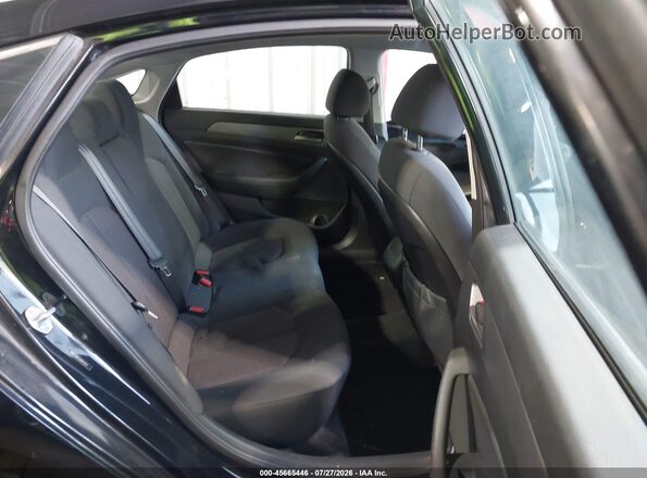 5NPE34AF0JH619337 2018 HYUNDAI SONATA Black Widok naklejki z numerem VIN
