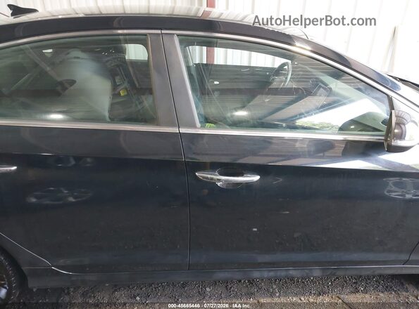 5NPE34AF0JH619337 2018 HYUNDAI SONATA Black Widok wnętrza 360 stopni