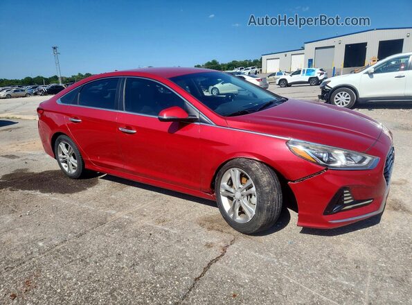 5NPE34AF0JH640169 2018 HYUNDAI SONATA Red Передня права чверть
