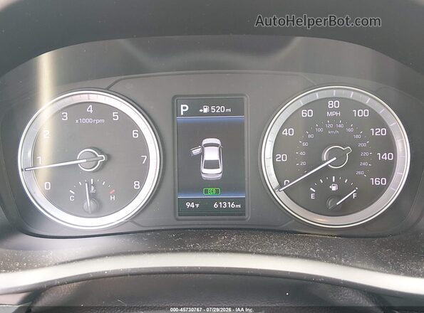 5NPE34AF0JH667193 2018 HYUNDAI SONATA Red უკანა სავარძლების ხედი