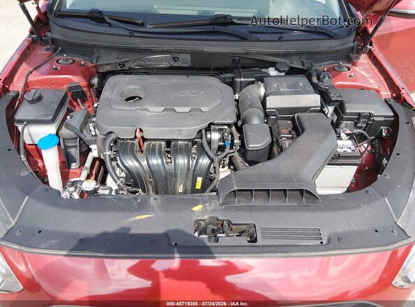 5NPE34AF0JH672524 2018 HYUNDAI SONATA Red უკანა ხედი