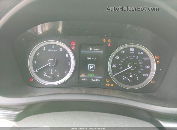 5NPE34AF0JH672524 2018 HYUNDAI SONATA Red უკანა სავარძლების ხედი