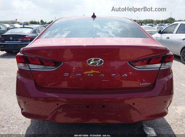 5NPE34AF0JH672524 2018 HYUNDAI SONATA Red 
