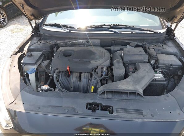 5NPE34AF0JH686309 2018 HYUNDAI SONATA Black უკანა ხედი