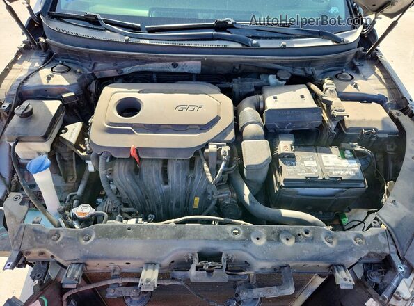 5NPE34AF0JH686679 2018 HYUNDAI SONATA Gray Vista interior trasera