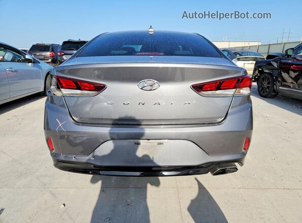 5NPE34AF0JH686679 2018 HYUNDAI SONATA Gray Vista trasera
