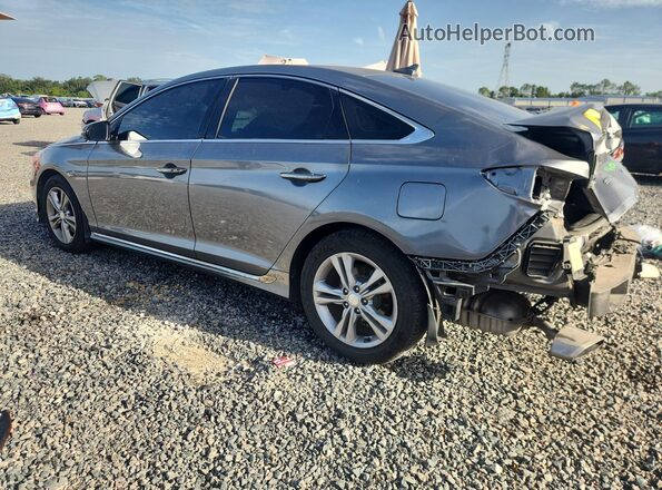 5NPE34AF0JH707756 2018 HYUNDAI SONATA Gray უკანა მარცხენა