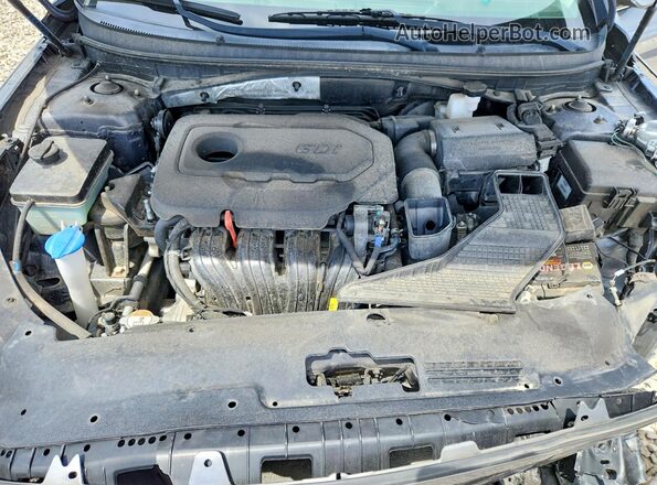 5NPE34AF0JH724086 2018 HYUNDAI SONATA Gray Vista interior trasera