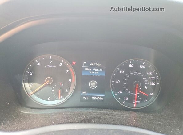 5NPE34AF0KH774536 2019 HYUNDAI SONATA Белый Вид щитка приборов