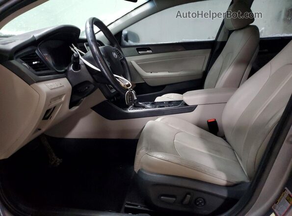 5NPE34AF0KH793068 2019 HYUNDAI SONATA Gray წინა სალონის ხედი