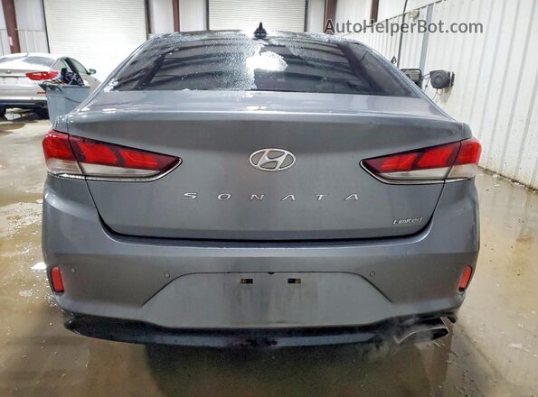5NPE34AF0KH793068 2019 HYUNDAI SONATA Gray უკანა ხედი