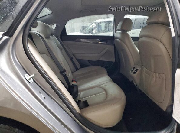 5NPE34AF0KH793068 2019 HYUNDAI SONATA Gray უკანა სავარძლების ხედი