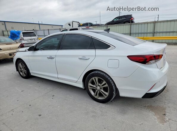 5NPE34AF0KH799744 2019 HYUNDAI SONATA White Trasero izquierdo