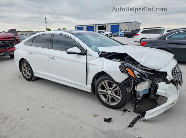 5NPE34AF0KH799744 2019 HYUNDAI SONATA White Delantero derecho