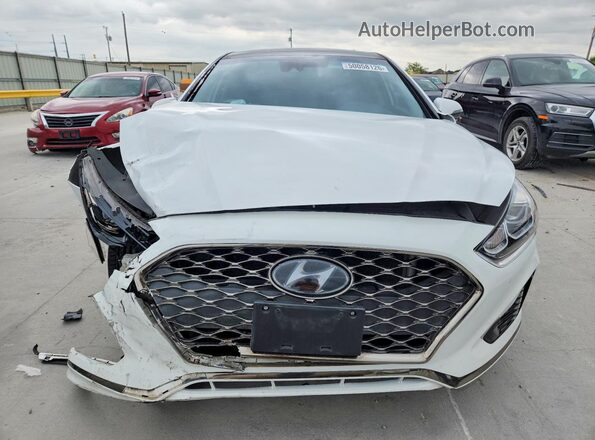 5NPE34AF0KH799744 2019 HYUNDAI SONATA White Vista frontal